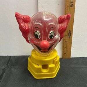 Vintage 1968 Hasbro Bozo the Clown Gumball Machine